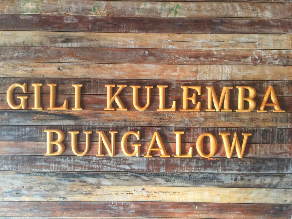 Gili Kulemba Bungalow Гили Траванган Экстерьер фото